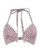 LingaDore Bikinitoppi  grafiitti / roosa / pastellinpinkki