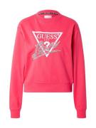 GUESS Collegepaita  punainen / offwhite