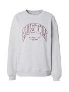 TOPSHOP Collegepaita 'Austin'  vaaleanharmaa / viininpunainen