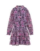 WE Fashion Mekko  lila / vaaleanpunainen