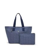 KIPLING Ostoskassi 'Raaja'  laivastonsininen / offwhite