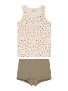 CeLaVi Alusasusetti  taupe / marjat / roosa / valkoinen