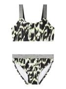 NAME IT Bikini 'ZERIA'  harmaa / musta / valkoinen