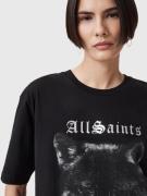 AllSaints Paita 'DAWN'  vaaleanharmaa / musta / valkoinen