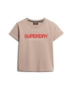 Superdry Toiminnallinen paita  kerma / kameli / verenpunainen