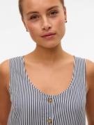 VERO MODA Pusero 'VMBumpy'  laivastonsininen / valkoinen