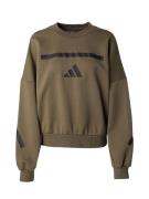 ADIDAS SPORTSWEAR Urheilullinen collegepaita 'Z.N.E.'  oliivi / musta