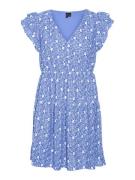 VERO MODA Mekko 'SONEY'  vaaleansininen / valkoinen