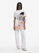 Desigual Mekko  ecru / laivastonsininen / keltainen / musta