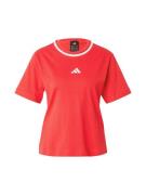 ADIDAS SPORTSWEAR Toiminnallinen paita  kirkaanpunainen / valkoinen