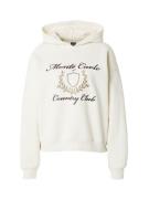 Gina Tricot Collegepaita  vaaleabeige / tummanruskea / offwhite