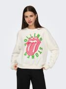 ONLY Collegepaita 'ONLROLLING STONES'  limetti / vaalea pinkki / punai...