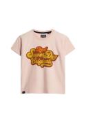 Superdry Paita  keltainen / hummeri / vanha roosa