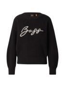 BOSS Neulepaita 'C_Fardembro'  musta / offwhite