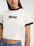 DICKIES Paita 'LEWISTOWN'  musta / valkoinen