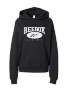 Reebok Urheilullinen collegepaita  musta / valkoinen
