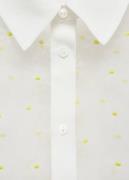 MANGO Pusero 'Dacy'  keltainen / valkoinen / offwhite