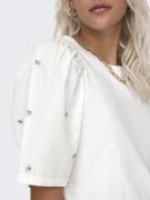 ONLY Paita 'LINA'  läpinäkyvä / valkoinen