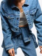 Bershka Välikausitakki  sininen denim