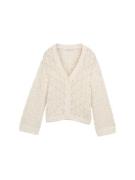 TOM TAILOR DENIM Neuletakki  offwhite
