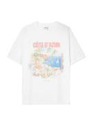 Bershka Paita  ecru / sininen / oranssi