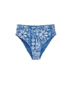 WE Fashion Bikinihousut  kuninkaallisen sininen / valkoinen