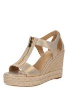 MICHAEL Michael Kors Sandaalit 'BERKLEY'  vaaleabeige / kulta