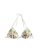 Next Bikinitoppi  beige / khaki / burgundin punainen / valkoinen