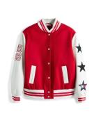 Tommy Jeans Välikausitakki  marine / punainen / valkoinen