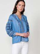 KOROSHI Pusero  laivastonsininen / sininen denim / valkoinen