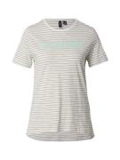 VERO MODA Paita 'VMSIMONE'  beige / vaaleanvihreä / valkoinen
