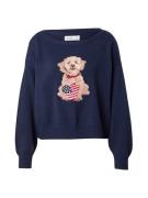 HOLLISTER Neulepaita  beige / laivastonsininen / verenpunainen