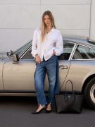 BOSS Farkut  sininen denim