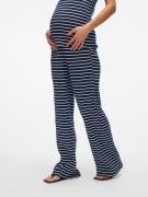 Vero Moda Maternity Housut 'VMMSea'  laivastonsininen / valkoinen