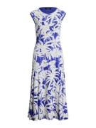 Lauren Ralph Lauren Mekko  sininen / valkoinen
