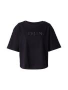ARMANI EXCHANGE Paita  musta / hopea