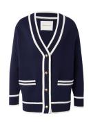 GANT Neuletakki  marine / valkoinen