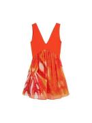 Desigual Mekko  meleerattu beige / oranssi