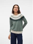 VERO MODA Neulepaita 'VMSimone'  vaaleabeige / minttu / kuusi