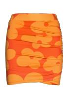 Skirt Orange Barbara Kristoffersen By Rosemunde