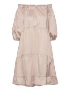 Objroxanna 3/4 Long Dress Ec Pa Pink Object