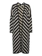 Long Stripe Cardigan Patterned Papu