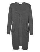 N2675, Milasz Ls Long Cardigan Grey Saint Tropez