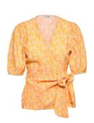 Enivory Ss Top Aop 6902 Orange Envii