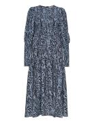 Morianagz Long Dress Blue Gestuz