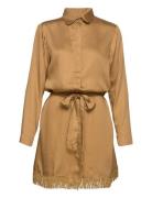 Freya Shirt Dress Beige Underprotection