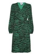 Evelyn Wrap Dress Patterned Minus