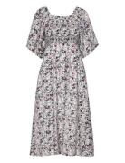 Josygz Ss Dress Patterned Gestuz