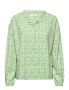 Crvimma Blouse Green Cream