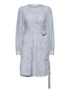 Agnes Linen Dress Blue MAUD